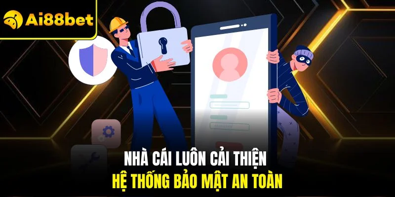 Tác Giả AI88BET 4 Nhà cái luôn cải thiện hệ thống bảo mật an toàn