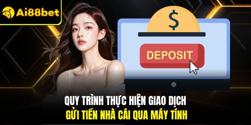 Nạp Tiền AI88BET 3 Quy trình thực hiện giao dịch gửi tiền nhà cái qua máy tính